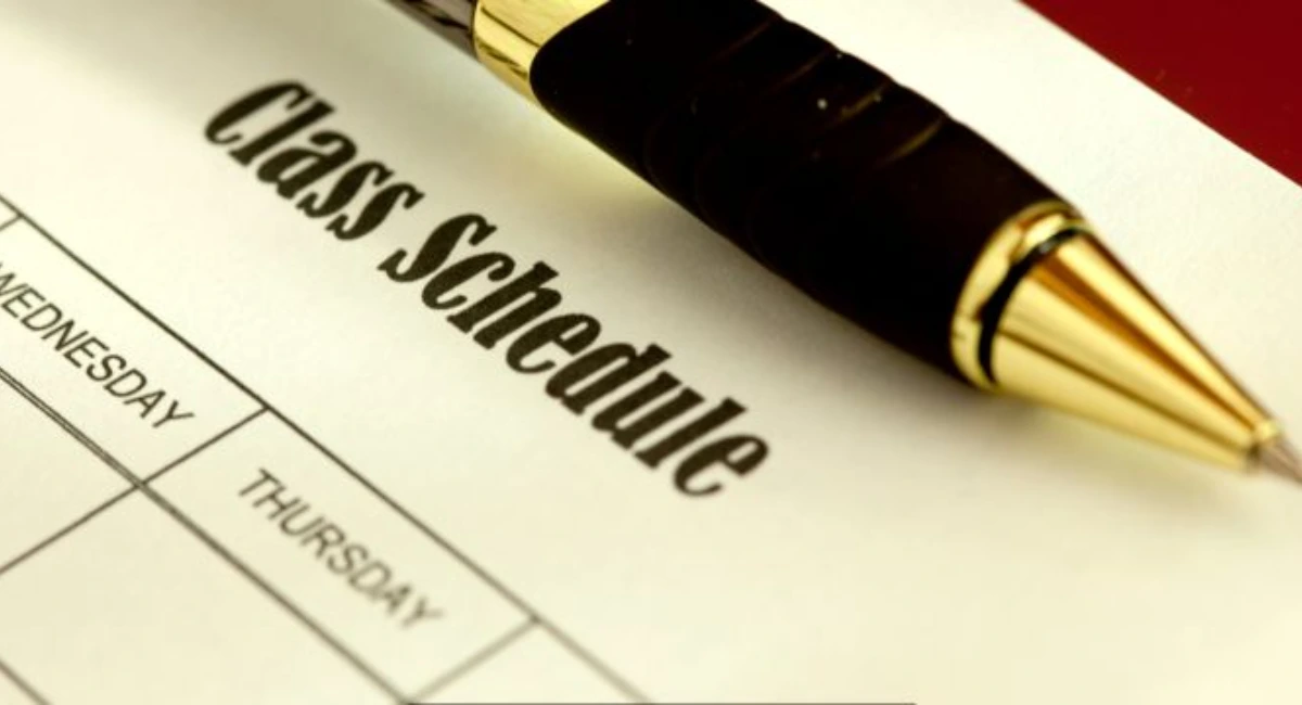 class schedules and flexibility